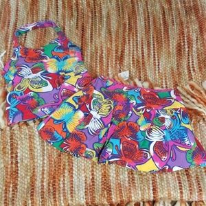 Nwt baby girls 6 9 month halter tank skirt bundle